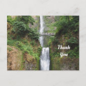 Multnomah Falls Danke Postcard Postkarte (Vorderseite)