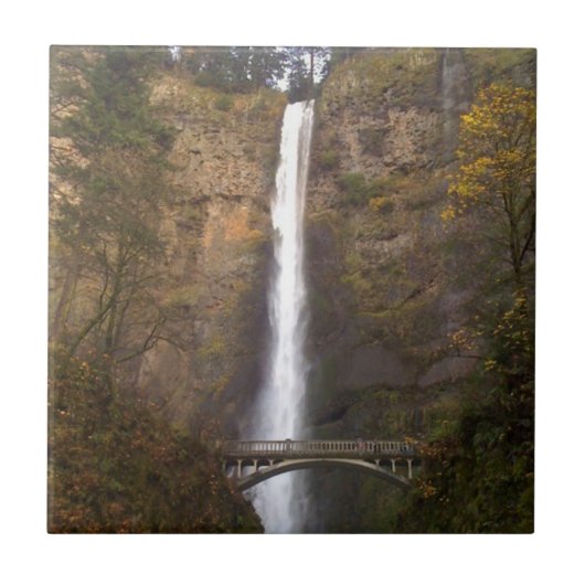 Multnomah Falls Fliese (Vorderseite)