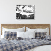 Multnomah Falls FotographColumbia River, OR 2 Leinwanddruck (Insitu (Schlafzimmer))
