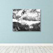 Multnomah Falls FotographColumbia River, OR 2 Leinwanddruck (Insitu (Holzboden))