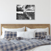Multnomah Falls FotographColumbia River, OR Leinwanddruck (Insitu (Schlafzimmer))