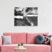 Multnomah Falls FotographColumbia River, OR Leinwanddruck (Insitu (Wohnzimmer))