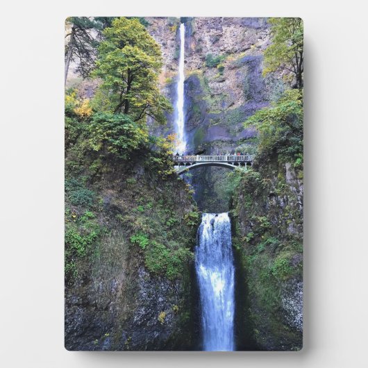 Multnomah Falls Fotoplatte (Vorderseite)