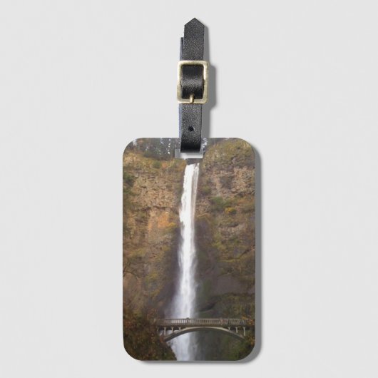 Multnomah Falls Gepäckanhänger (Vorderseite Vertikal)