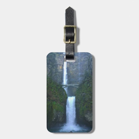 Multnomah Falls Gepäckanhänger (Vorderseite vertikal)
