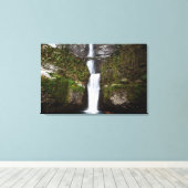 Multnomah Falls in der Columbia-Schlucht Leinwanddruck (Insitu (Holzboden))