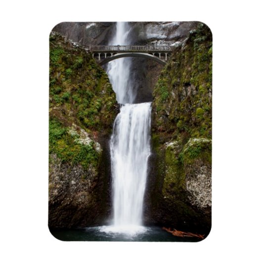 Multnomah Falls in der Columbia-Schlucht Magnet (Vertikal)