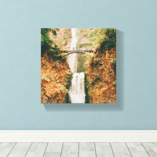 Multnomah Falls Leinwanddruck (Insitu (Holzboden))