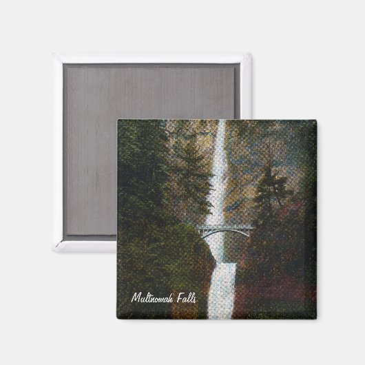 Multnomah Falls Magnet (Vorderseite/Rückseite)