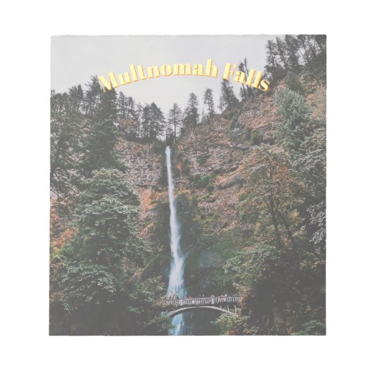 Multnomah Falls Notizblock (Vorderseite)
