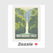 Multnomah Falls | Oregon Aufkleber (Blatt)