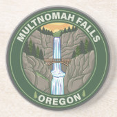 Multnomah Falls Oregon Getränkeuntersetzer (Vorne)