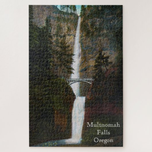 Multnomah Falls Oregon großes Puzzle (Vertikal)
