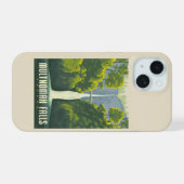 Multnomah Falls | Oregon iPhone 15 Hülle (Rückseite (Horizontal))