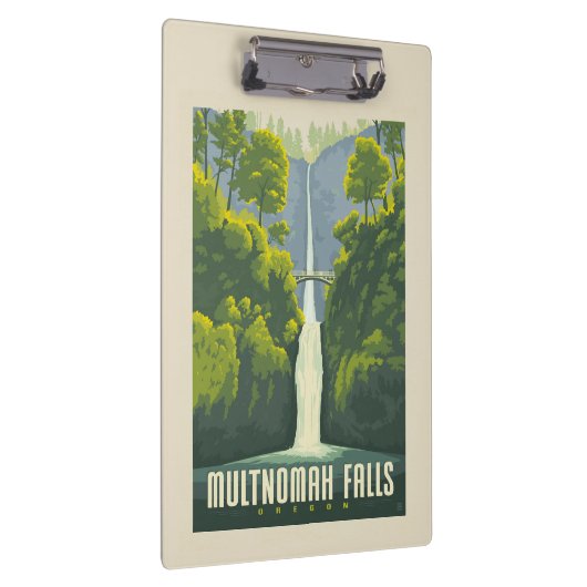 Multnomah Falls | Oregon Klemmbrett (Rechts)