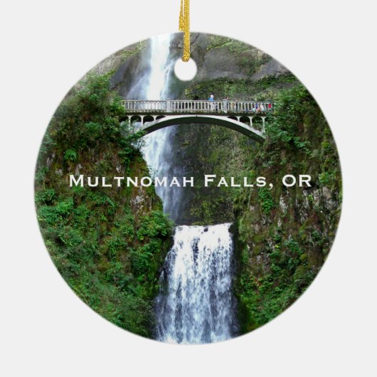 Multnomah Falls, Oregon Landschaft Ornament (Hinten)