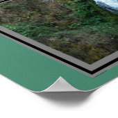 Multnomah Falls Oregon Landschaftlich Poster (Ecke)