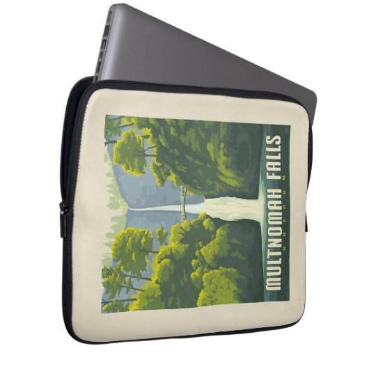 Multnomah Falls | Oregon Laptopschutzhülle (Vorne Rechts)