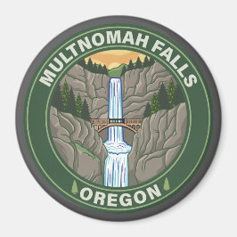 Multnomah Falls Oregon Magnet