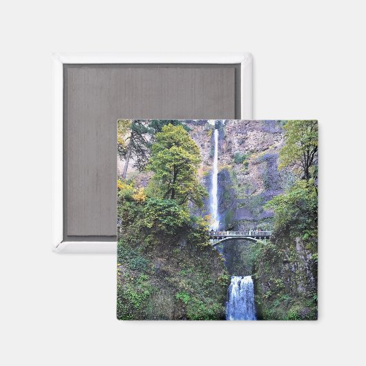 Multnomah Falls, Oregon Magnet (Vorderseite/Rückseite)