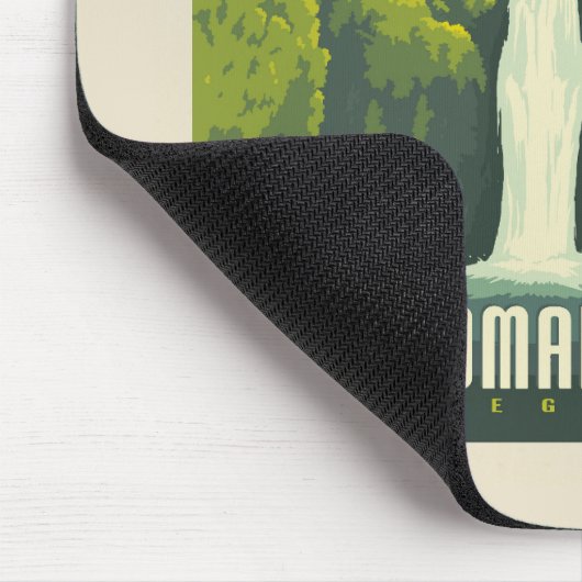 Multnomah Falls | Oregon Mousepad (Ecke)