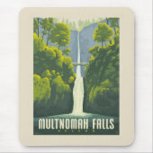 Multnomah Falls | Oregon Mousepad (Vorne)