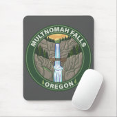 Multnomah Falls Oregon Mousepad (Mit Mouse)