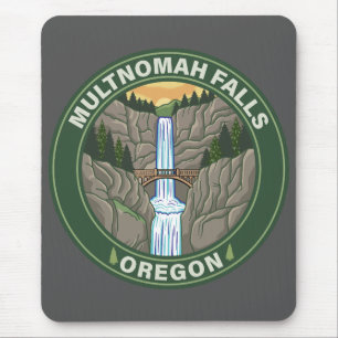 Multnomah Falls Oregon Mousepad