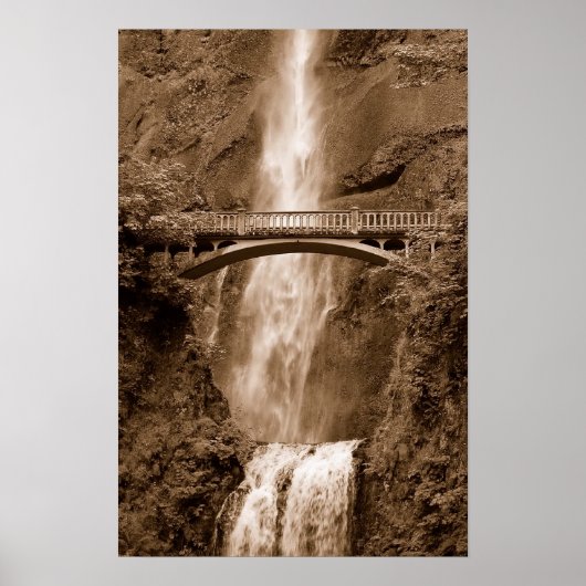 Multnomah Falls, Oregon Poster (Vorne)