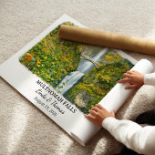Multnomah Falls Oregon Poster, Aquarell, Maßgeschn Poster