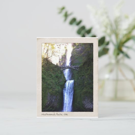 Multnomah Falls, Oregon Postkarte (Stehend Vorderseite)