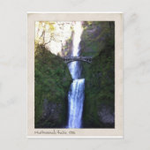 Multnomah Falls, Oregon Postkarte (Vorderseite)