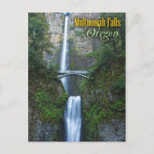 Multnomah Falls, Oregon Postkarte (Vorderseite)