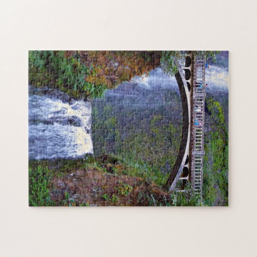 Multnomah Falls Oregon. Puzzle (Horizontal)