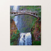 Multnomah Falls Oregon. Puzzle (Vertikal)