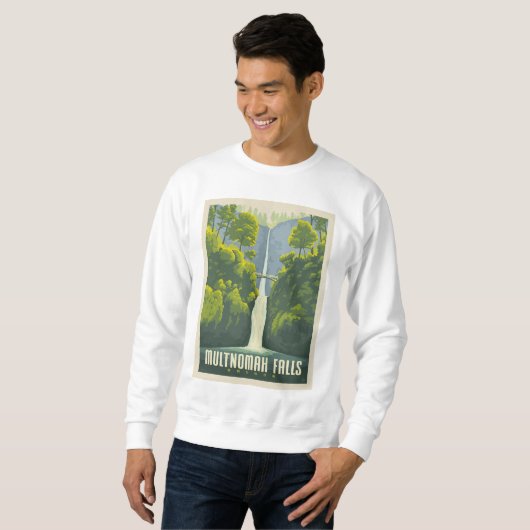 Multnomah Falls | Oregon Sweatshirt (Vorne ganz)