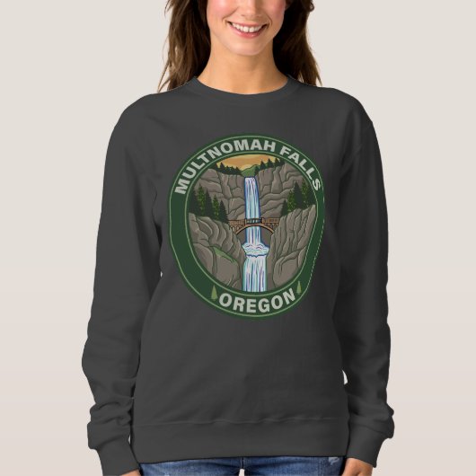 Multnomah Falls Oregon Sweatshirt (Vorderseite)
