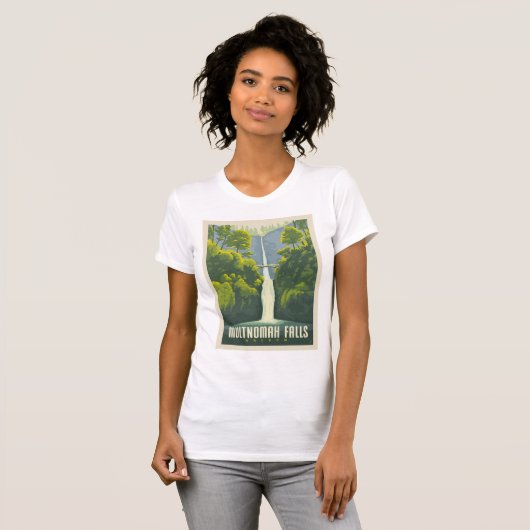 Multnomah Falls | Oregon T-Shirt (Vorne ganz)