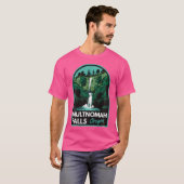 Multnomah Falls Oregon T-Shirt (Vorne ganz)