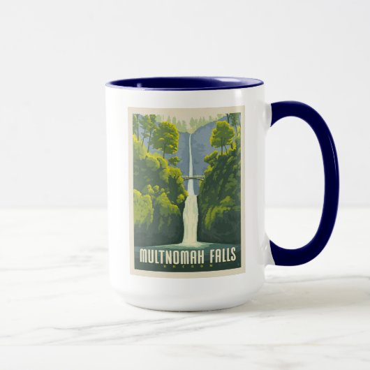 Multnomah Falls | Oregon Tasse (Rechts)
