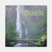 Multnomah Falls Oregon Travel Souvenir Magnet (Vorne)
