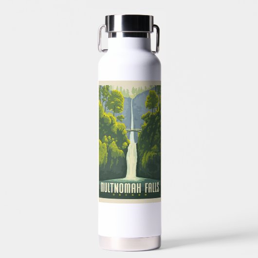 Multnomah Falls | Oregon Trinkflasche (Vorne)