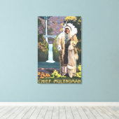 Multnomah Falls, OregonChief Multnomah Leinwanddruck (Insitu (Holzboden))