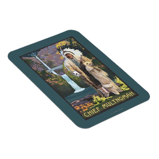 Multnomah Falls, OregonChief Multnomah Magnet (Rechte Seite)