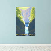 Multnomah Falls, OregonMaiden of the Falls Leinwanddruck (Insitu (Holzboden))