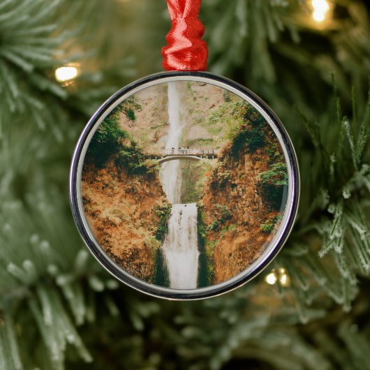 Multnomah Falls Ornament Aus Metall (Baum)