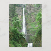 Multnomah Falls Postcard Postkarte (Vorderseite)