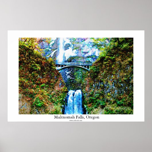 Multnomah Falls Poster (Vorne)