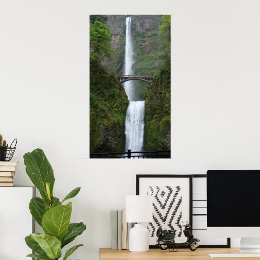 Multnomah Falls Poster (Heimbüro)