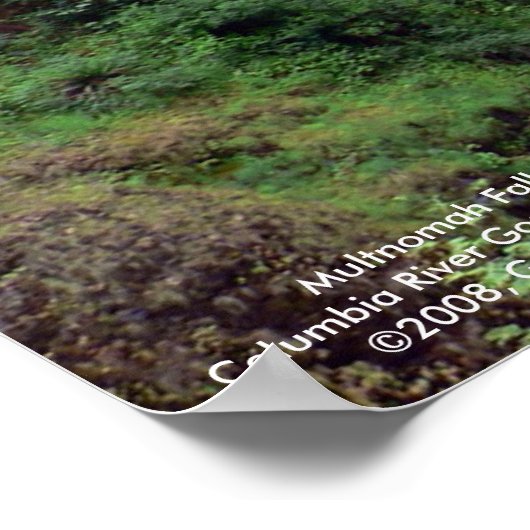 Multnomah Falls Poster (Ecke)